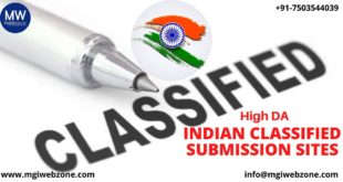 HIGH DA INDIAN CLASSIFIED SUBMISSION SITES