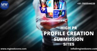 HIGH PR PROFILE CREATION SUBMISSION SITES