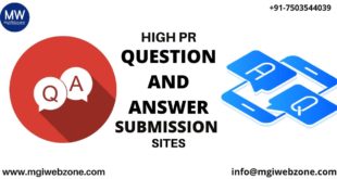 HIGH PR QUESTION AND ANSWER SUBMISSION SITES